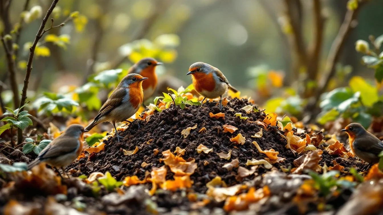 Dieser Küchenabfall verwandelt Ihren Garten in ein Rotkehlchen-Paradies