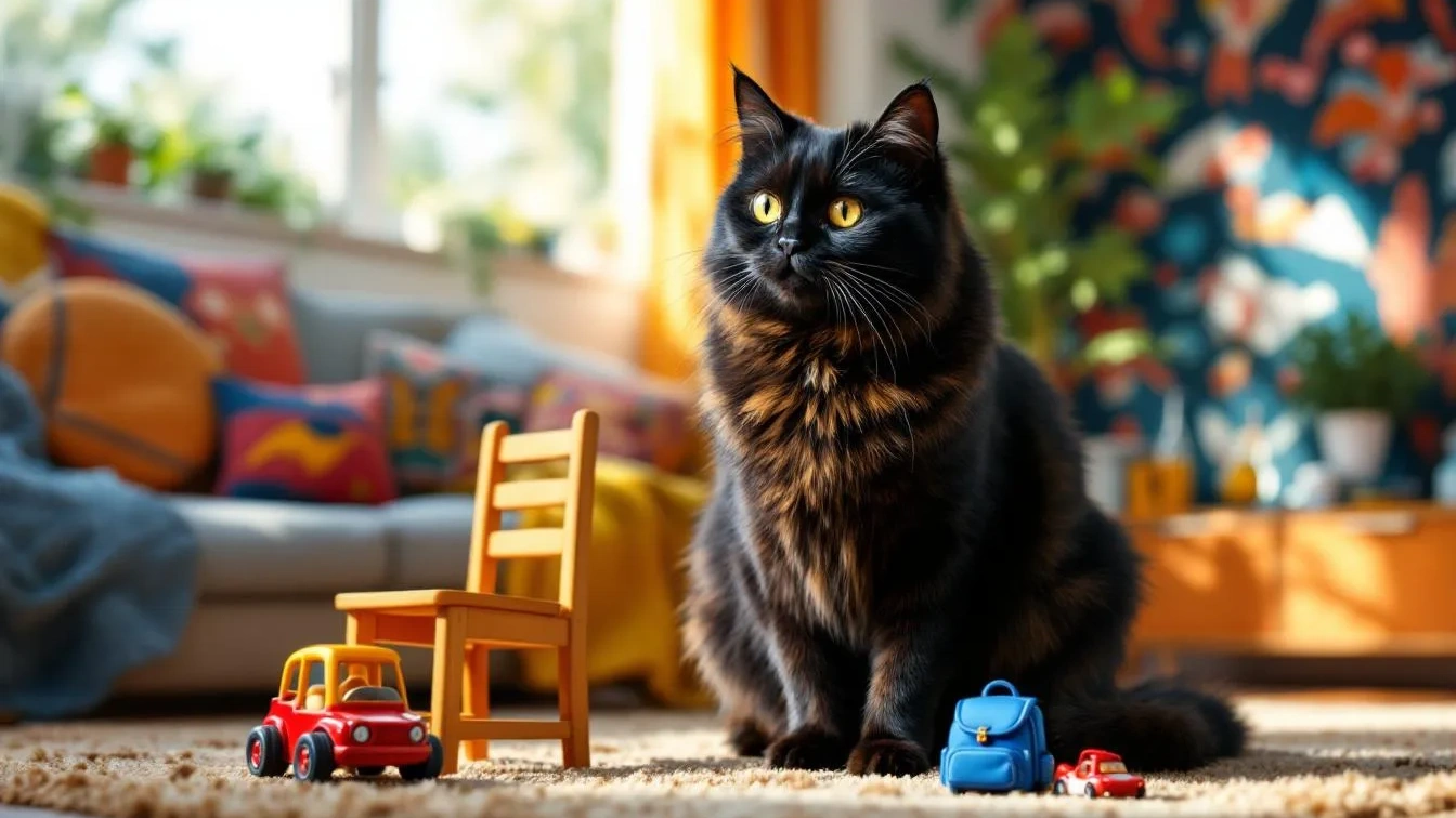 Ein Katzenbesitzer enthüllt, warum sein Kater größer als ein Kind ist