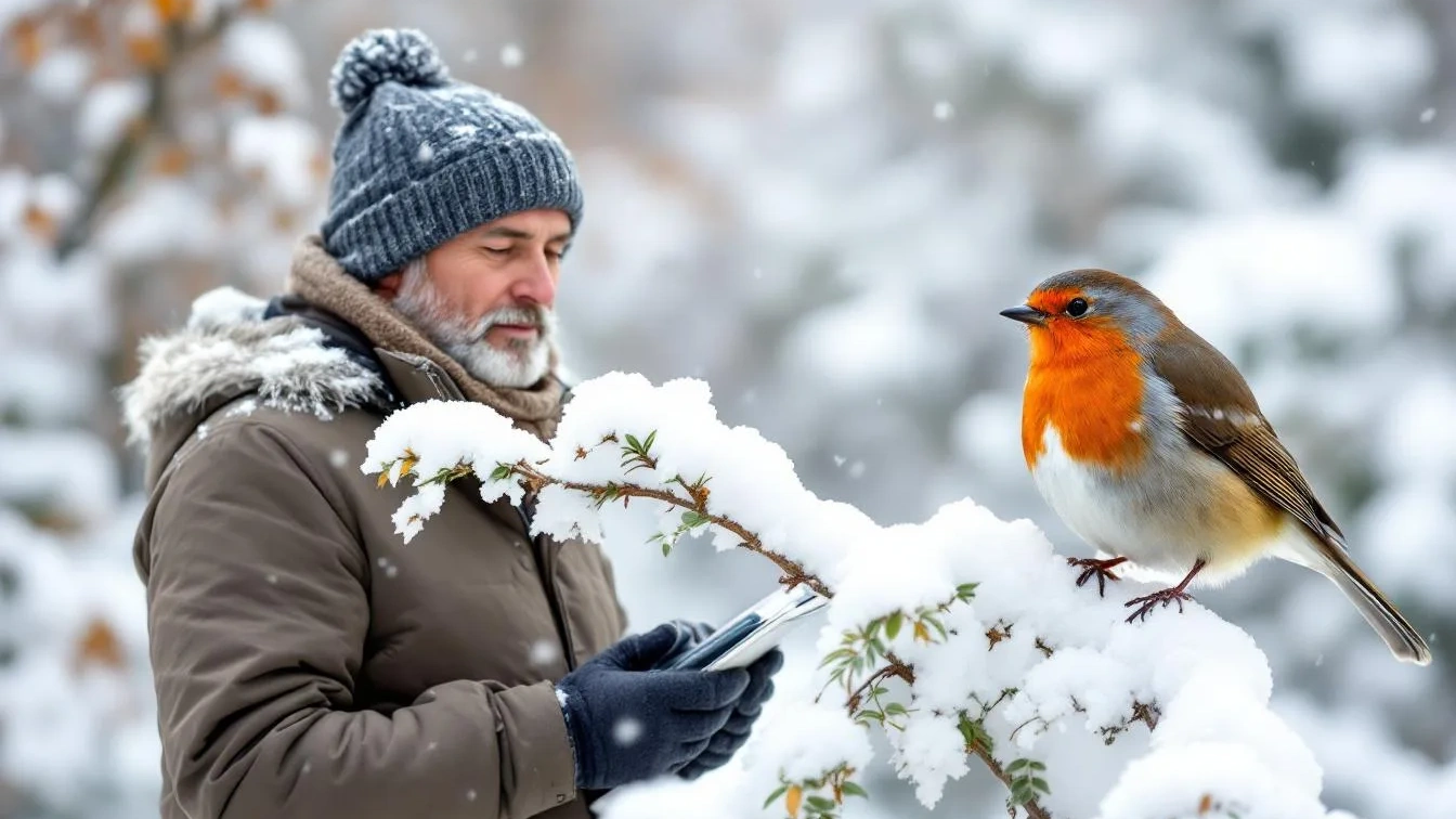 Ein Ornithologe verrät, warum diese Vögel im Winter häufiger in unseren Gärten sind