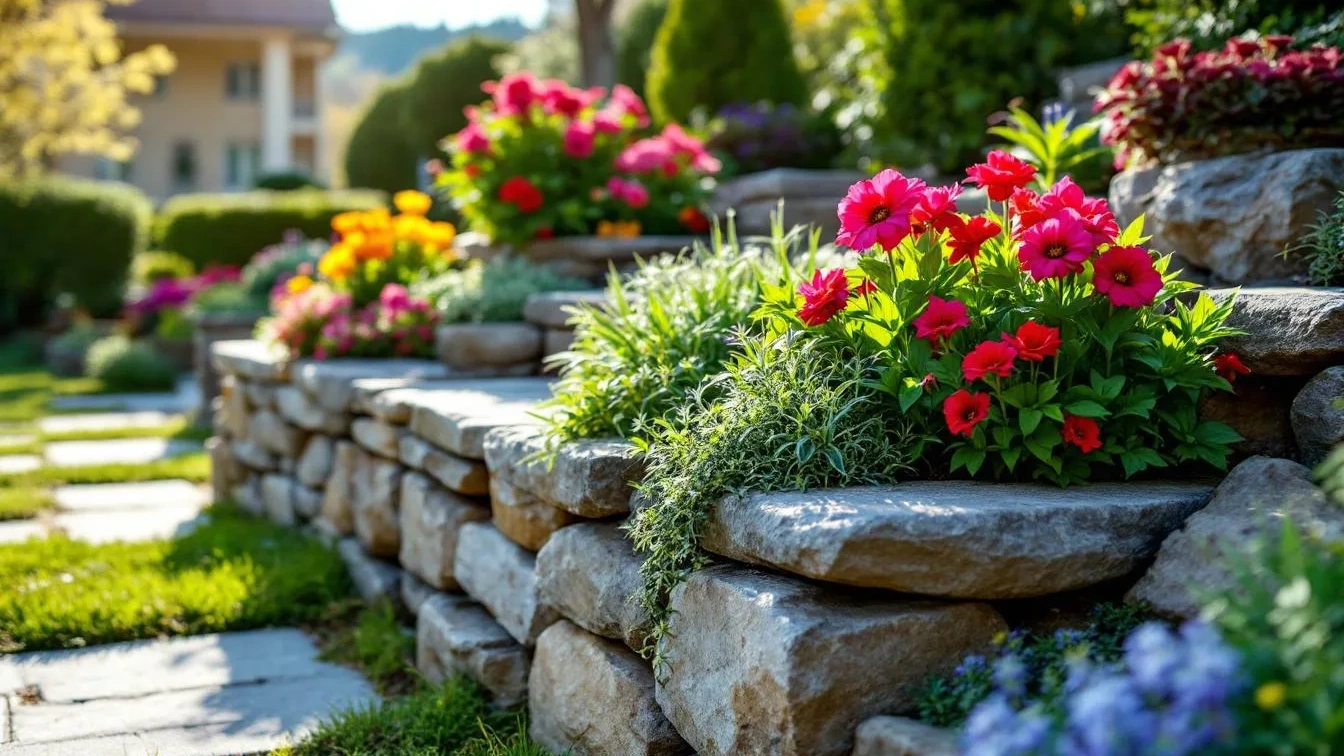 Ich baute ein Hochbeet aus Steinen, das Ergebnis hat mich überrascht