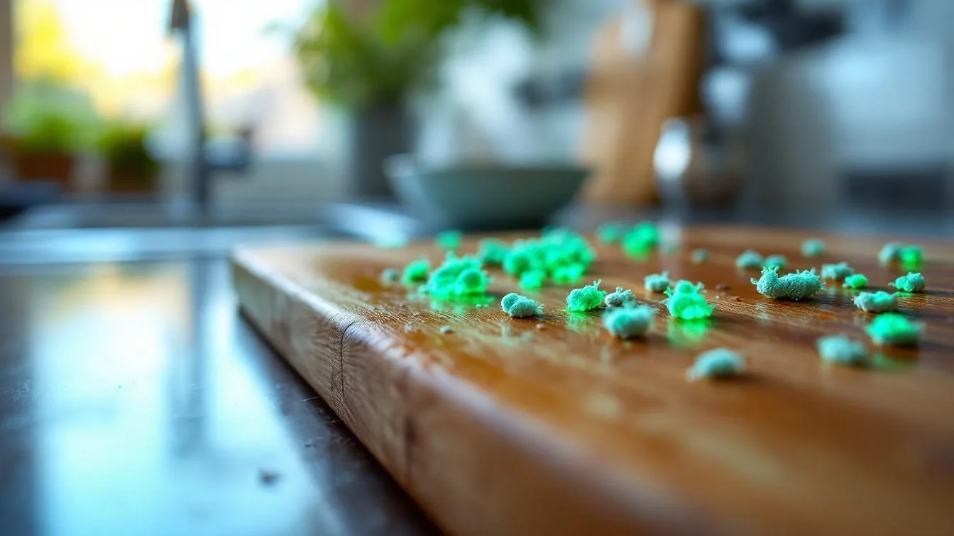 Ich ignorierte diesen Ort in meiner Küche, bis ich die Bakterien sah