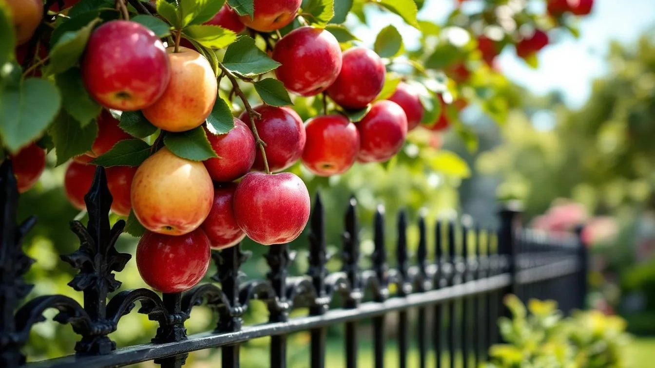 Ich pflückte die Früchte vom überhängenden Ast meines Nachbarn, das passierte dann