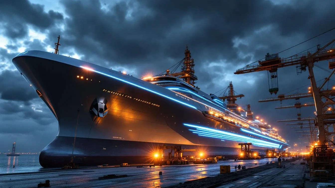 Schiffbau-Experten analysieren, wie neue Mega-Frachter die Branche verändern