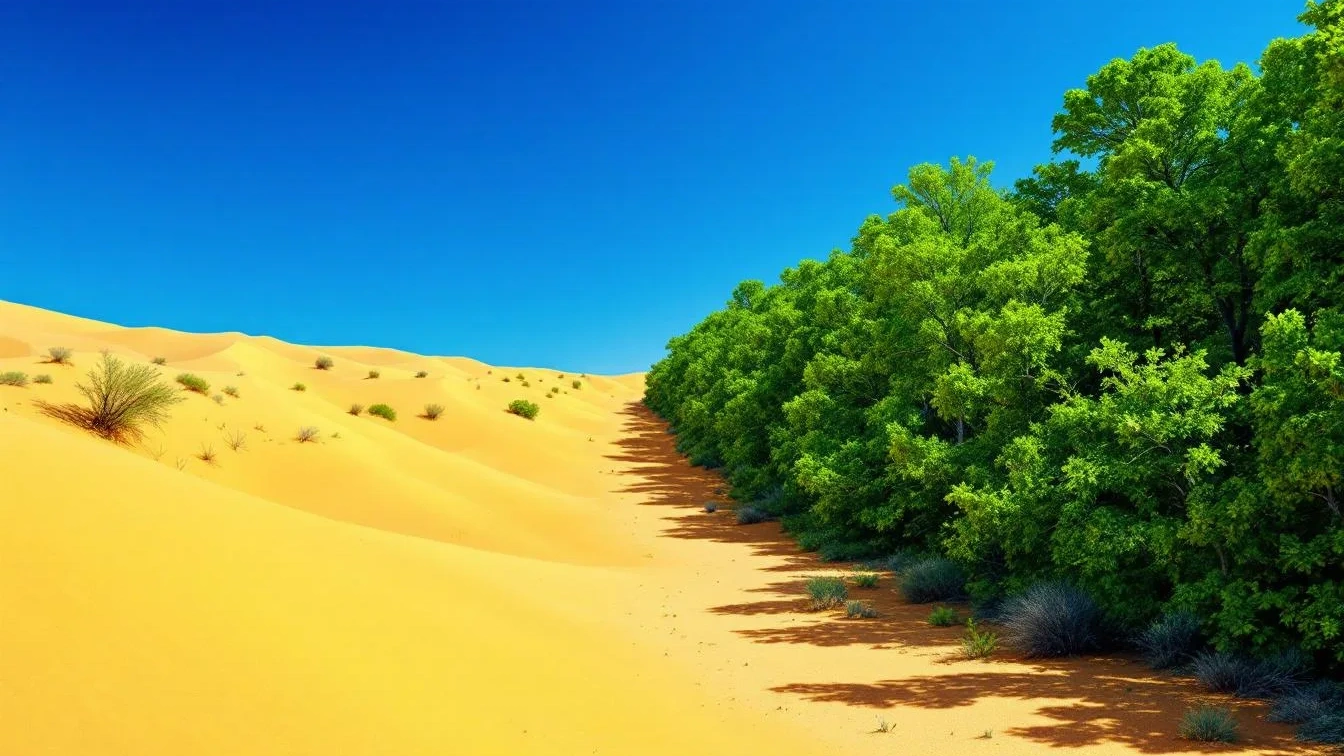 Warum China die Ausbreitung einer Wüste mit Bäumen stoppt