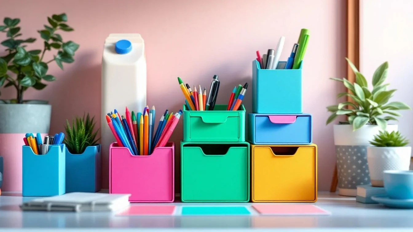 Warum du Milchkartons nicht wegwerfen solltest: Praktische Ordnungshelfer basteln