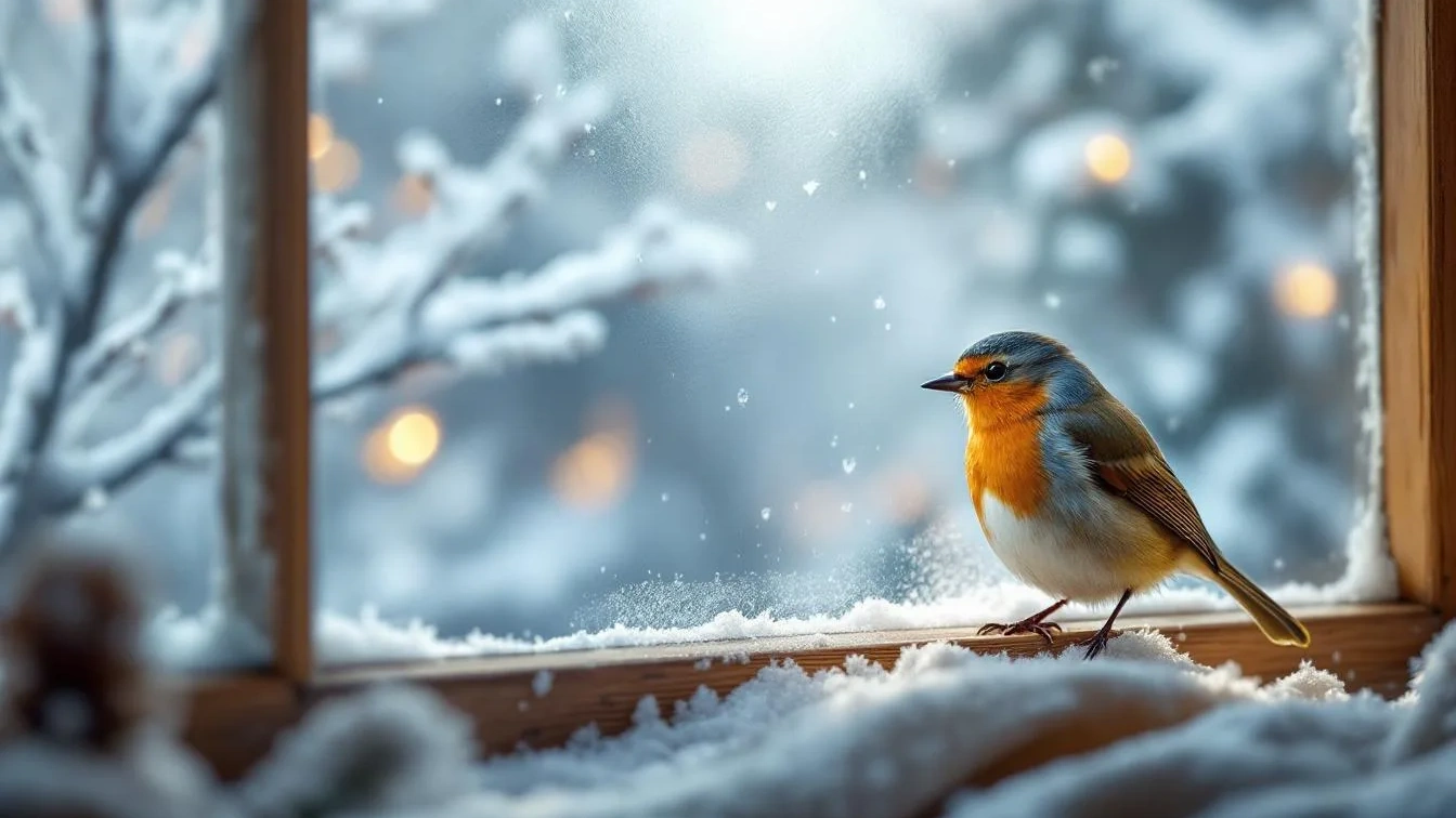 Warum ein Vogel im Winter ans Fenster klopft und was es bedeutet